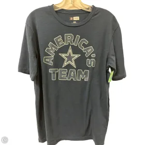 Athletic Top Short Sleeve By Nfl In Navy, Size: L