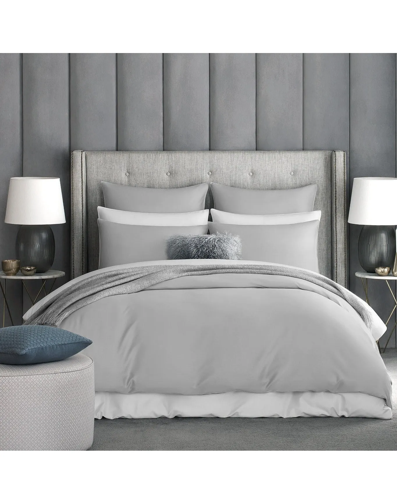 Avari Duvet Cover | Grey TOGAS
