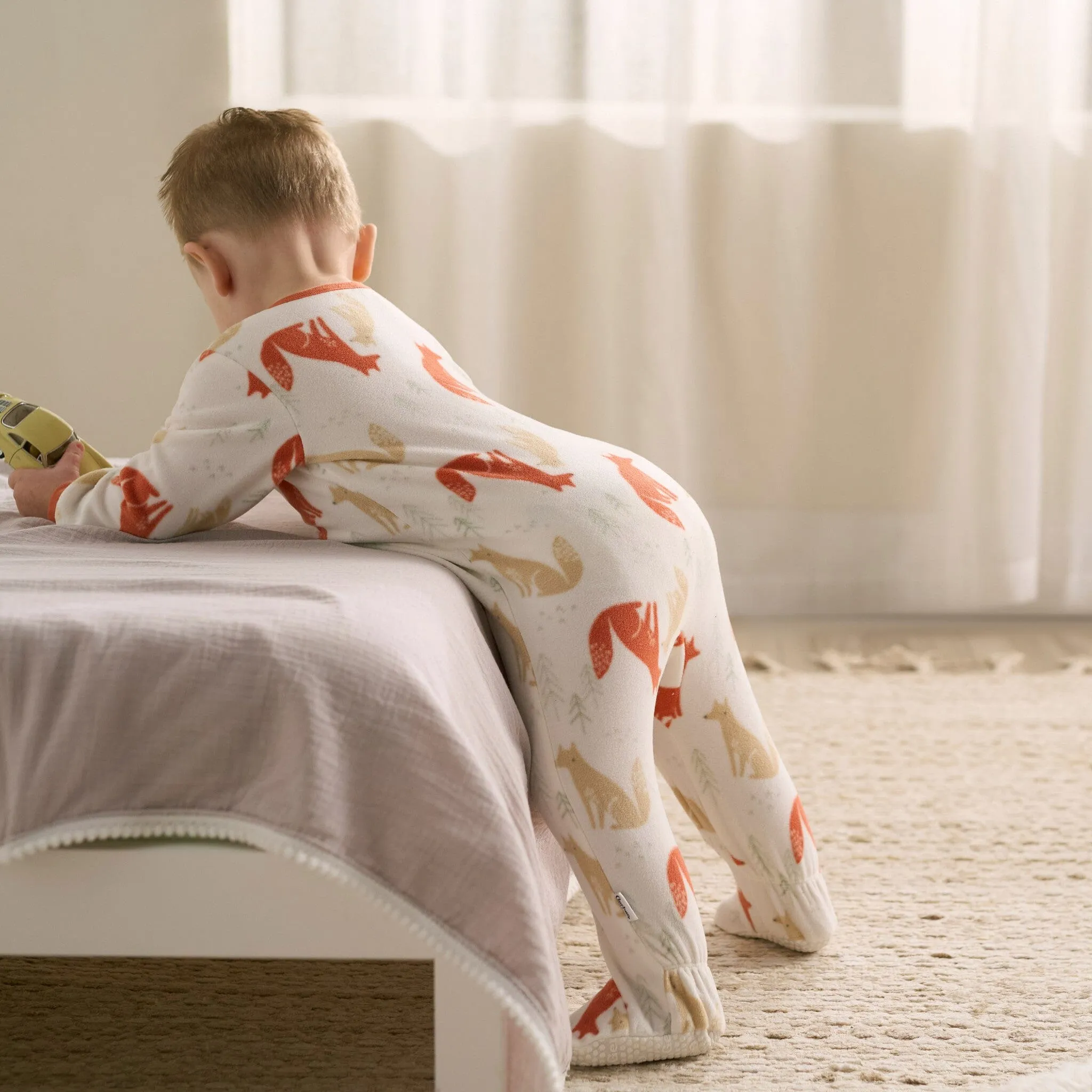 Baby & Toddler Boys Fox Footed Fleece Pajamas Gerber Childrenswea