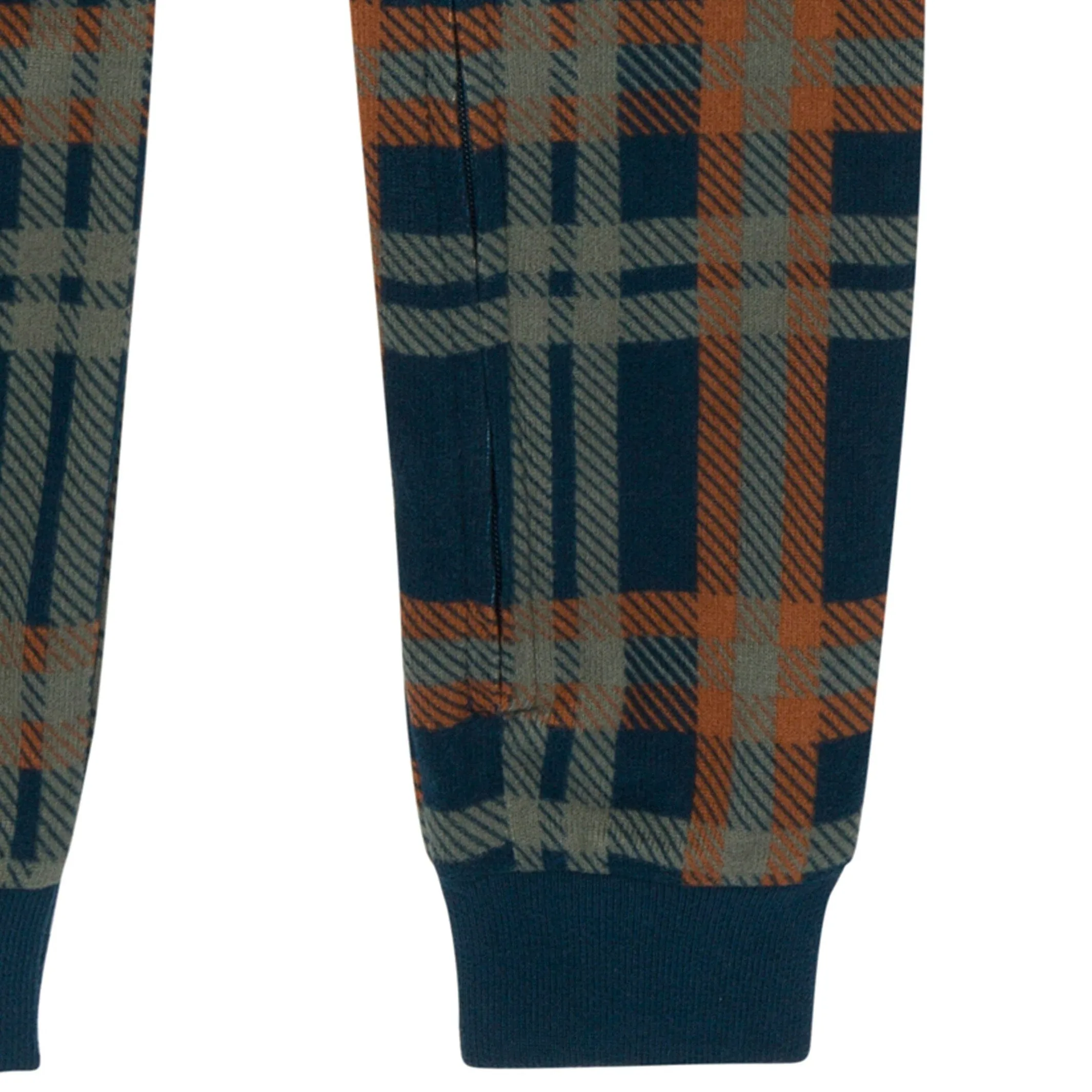 Baby & Toddler Boys Navy Plaid Hacci Footless Pajamas Gerber Childrenswea