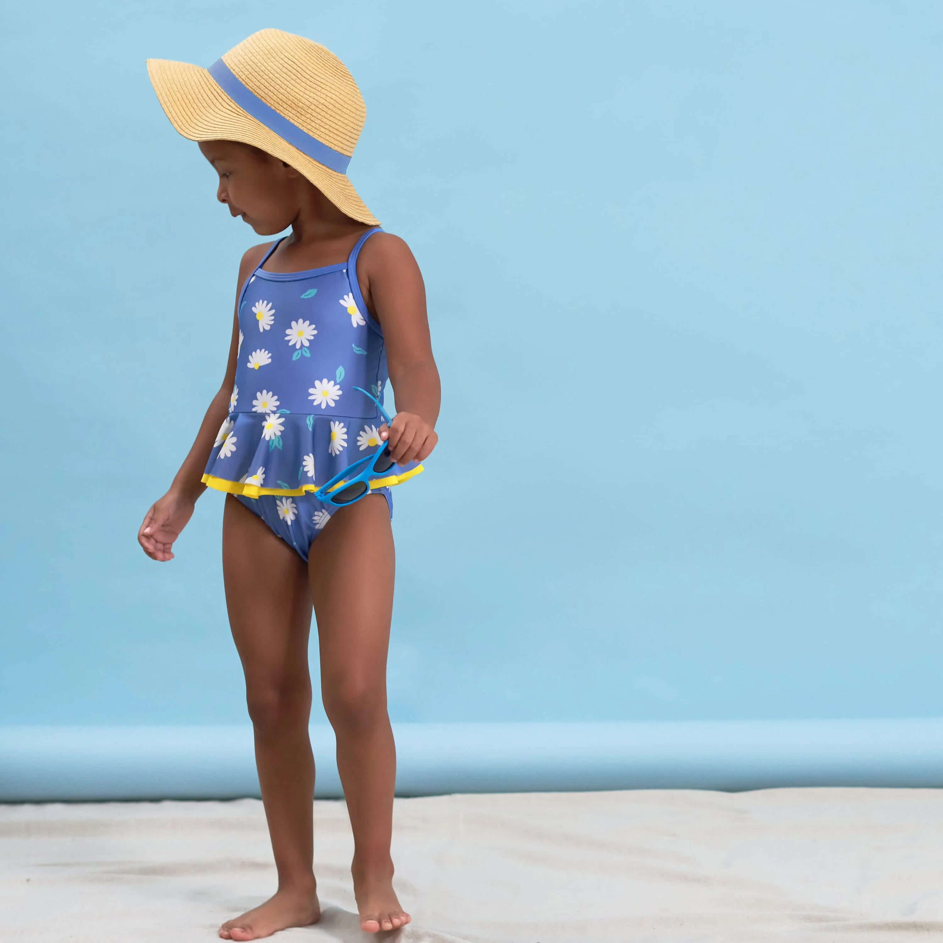 Baby & Toddler Girls UPF 50  Darling Daisy One-Piece Swimsuit Gerber Childrenswea