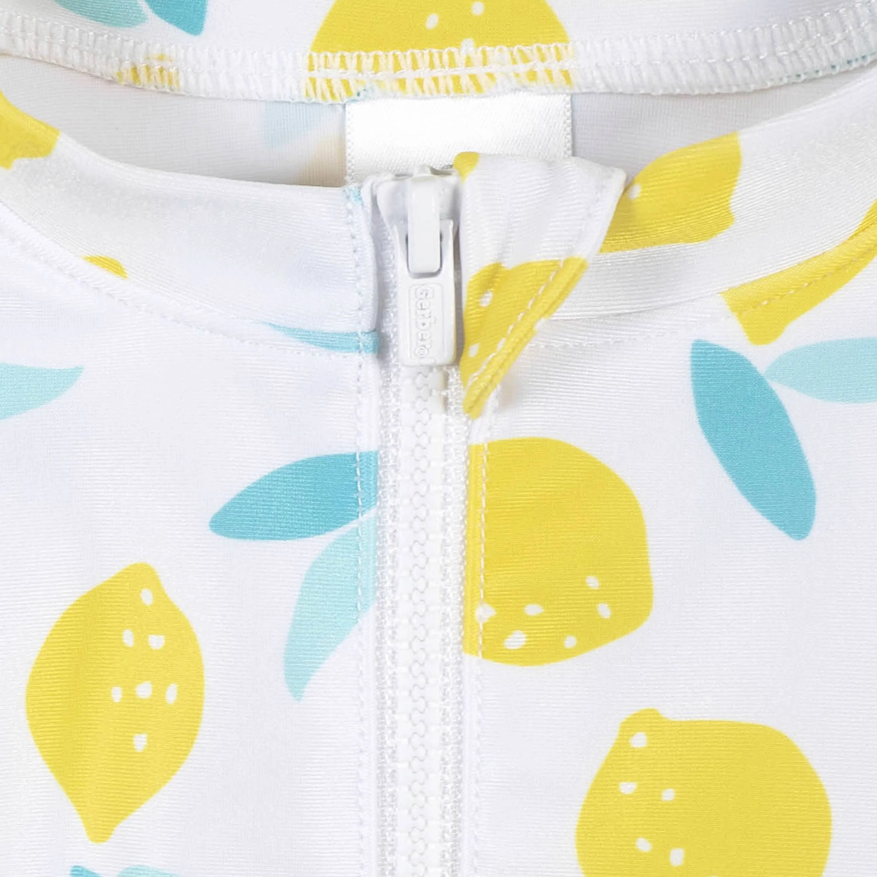 Baby & Toddler Girls UPF 50  Lemon Squeeze Rash Guard Gerber Childrenswea