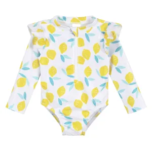 Baby & Toddler Girls UPF 50  Lemon Squeeze Rash Guard Gerber Childrenswea