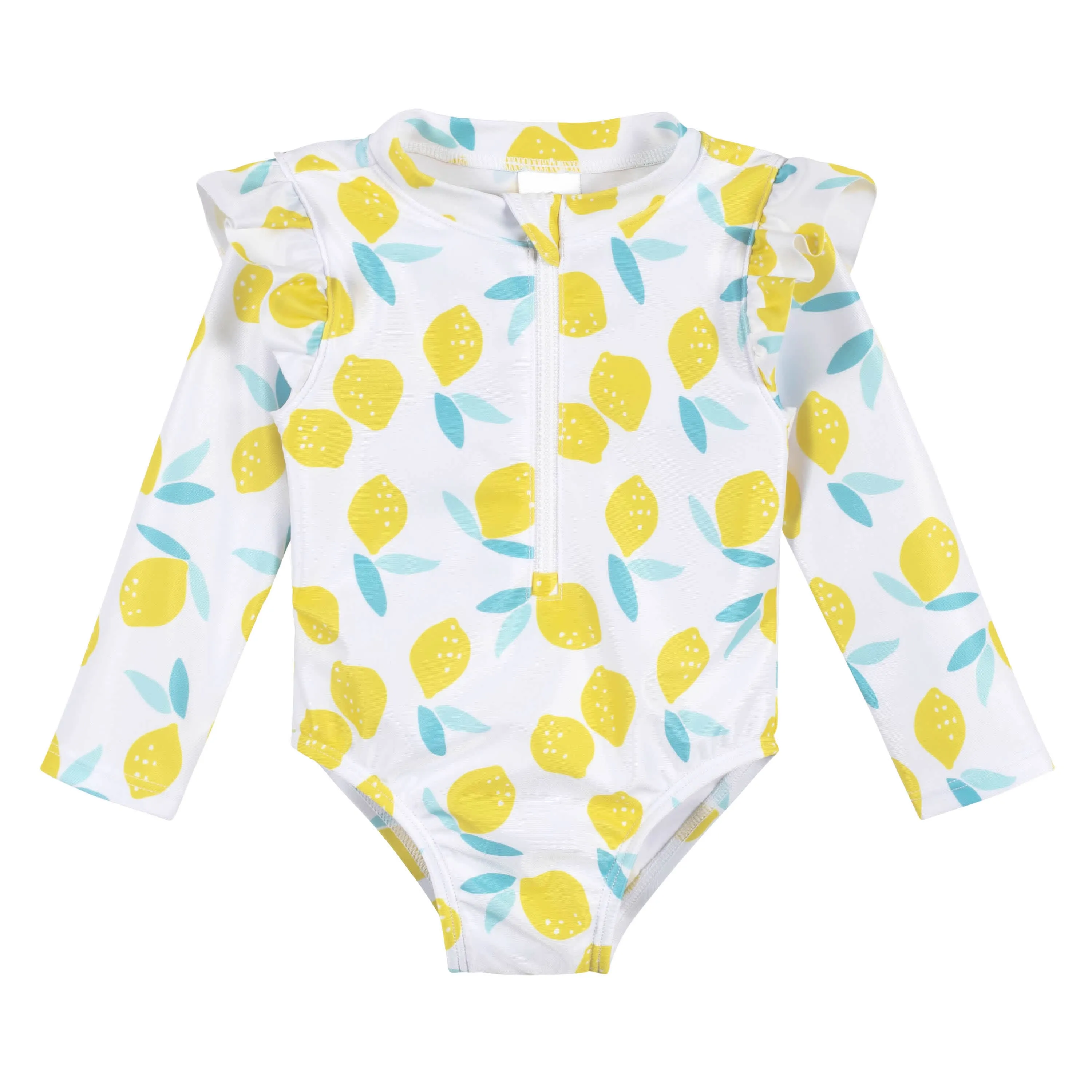 Baby & Toddler Girls UPF 50  Lemon Squeeze Rash Guard Gerber Childrenswea