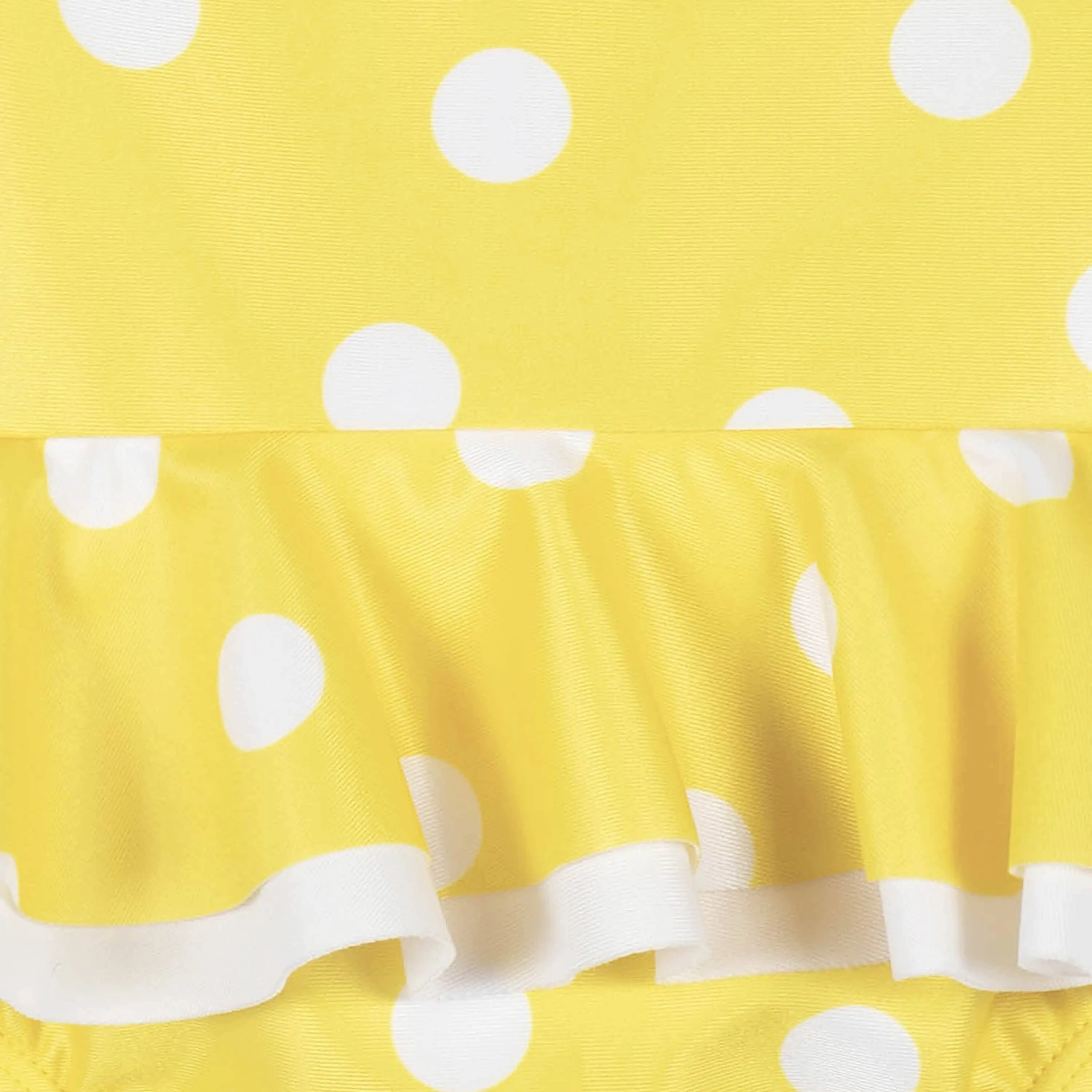 Baby & Toddler Girls UPF 50  Yellow Dots One-Piece Swimsuit Gerber Childrenswea