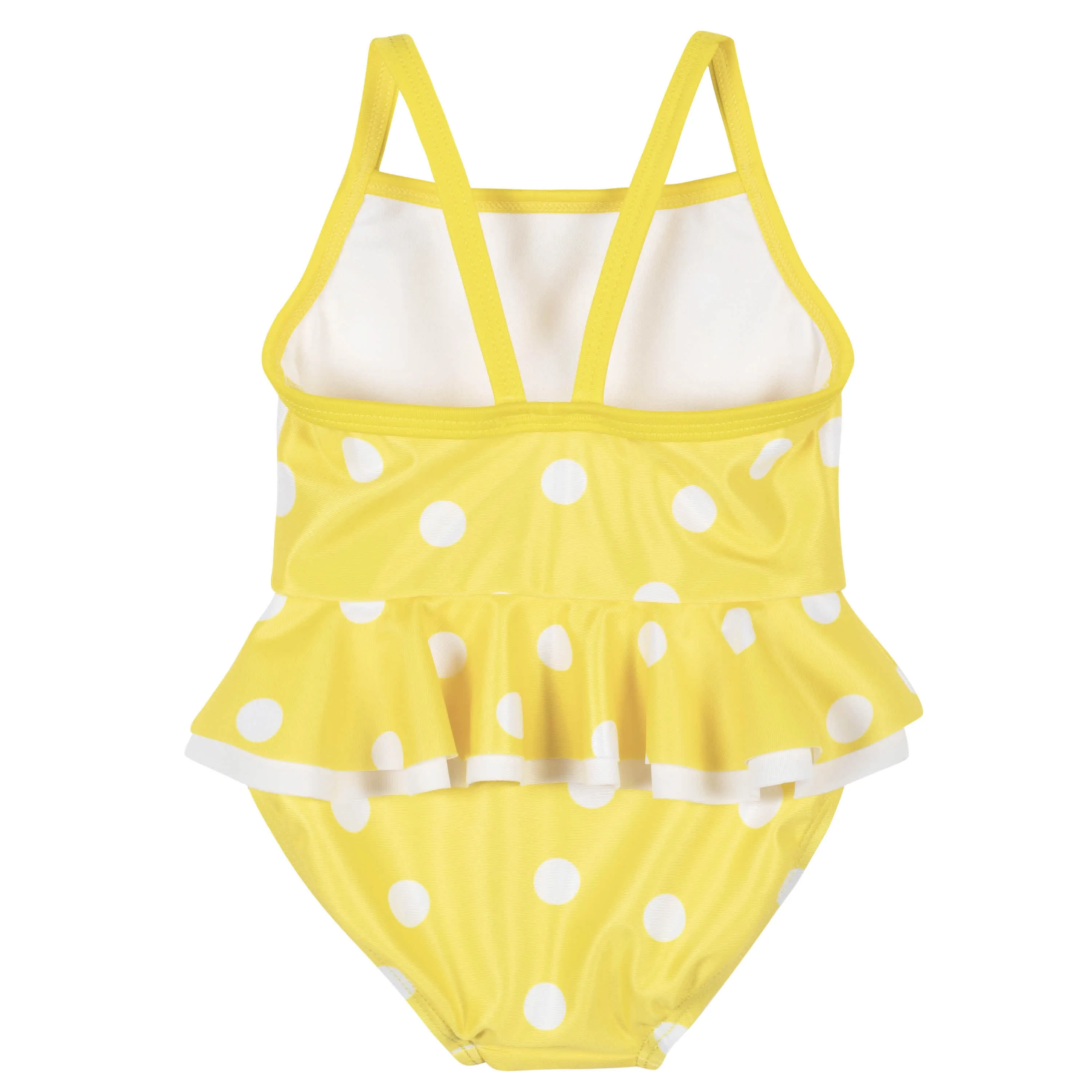 Baby & Toddler Girls UPF 50  Yellow Dots One-Piece Swimsuit Gerber Childrenswea
