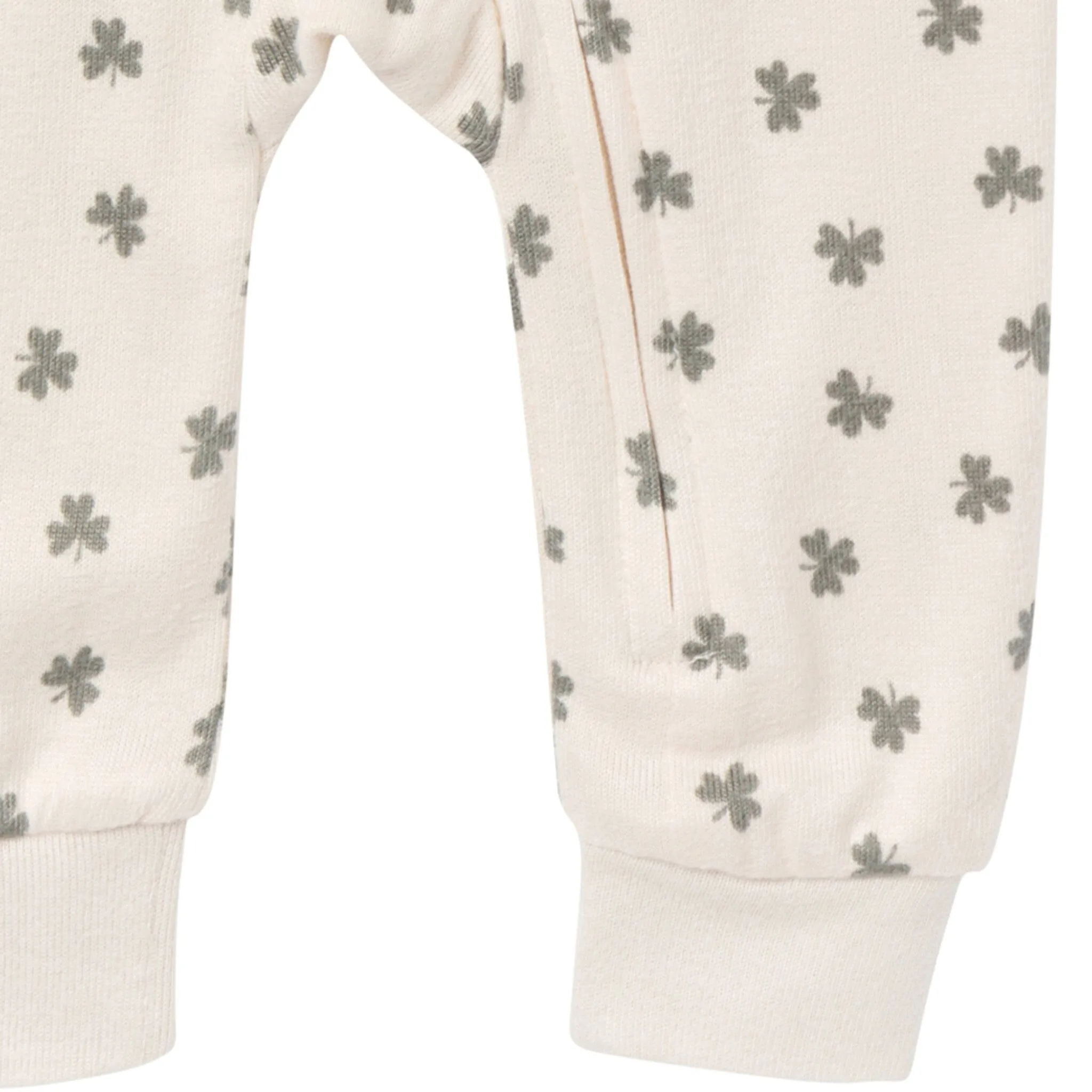 Baby & Toddler Neutral Beige Shamrock Snug Fitting Footless Pajamas Gerber Childrenswea
