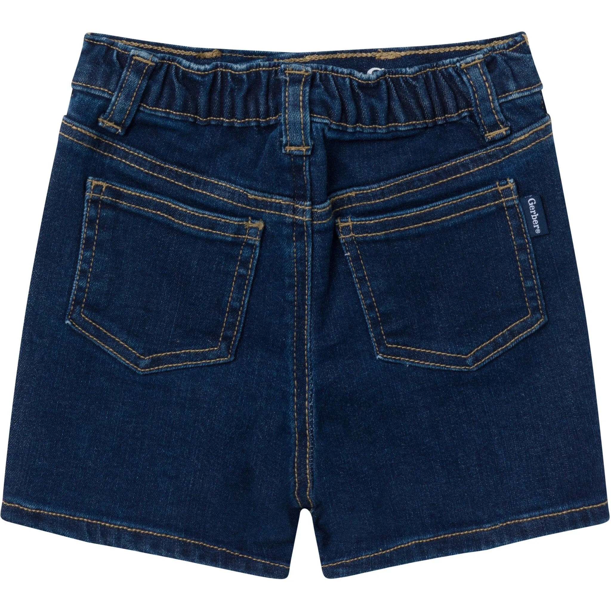 Baby & Toddler Neutral Dark Wash Denim Shorts Gerber Childrenswea
