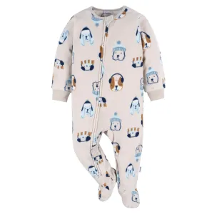 Baby & Toddler Neutral Dogs Footed Fleece Pajamas Gerber Childrenswea