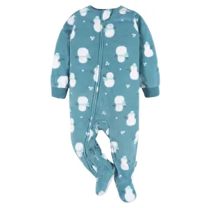 Baby & Toddler Neutral Snowman Footed Fleece Pajamas Gerber Childrenswea