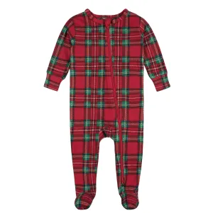 Baby & Toddler Neutral Stewart Plaid Hacci Snug Fit Footed Pajamas Gerber Childrenswea