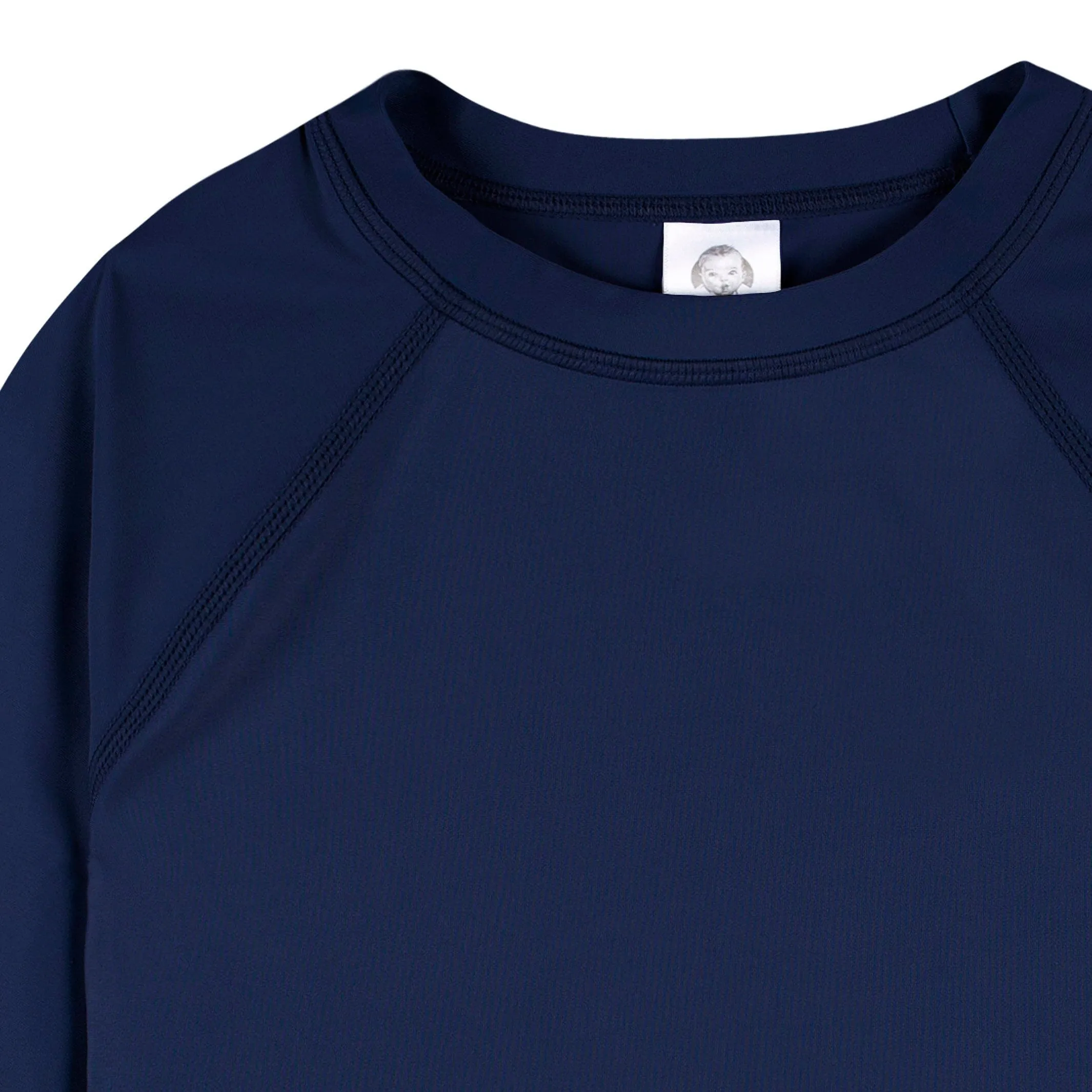 Baby & Toddler Neutral UPF 50  Navy Rash Guard Gerber Childrenswea