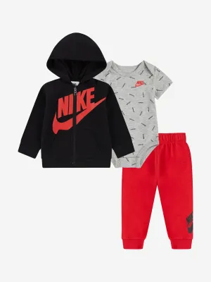Baby Boys 3 Piece Tracksuit Set in Red