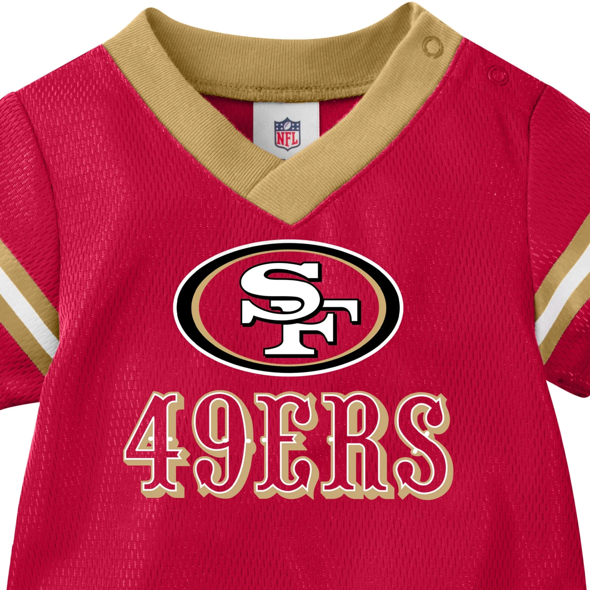 Baby Boys 49ers Short Sleeve Jersey Bodysuit Gerber Childrenswea