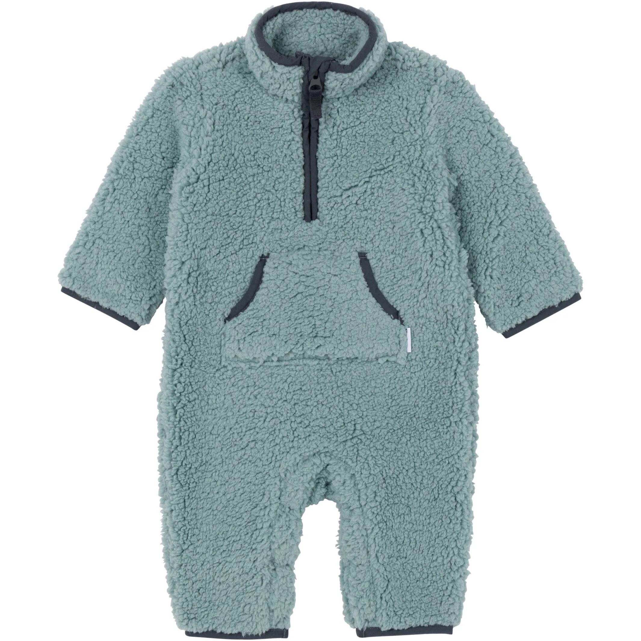 Baby Boys Blue Sherpa Romper Gerber Childrenswea