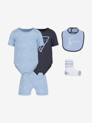 Baby Boys Bodysuit Set in Blue