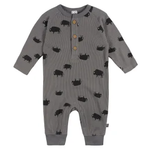 Baby Boys Buffalo Waffle Romper Gerber Childrenswea