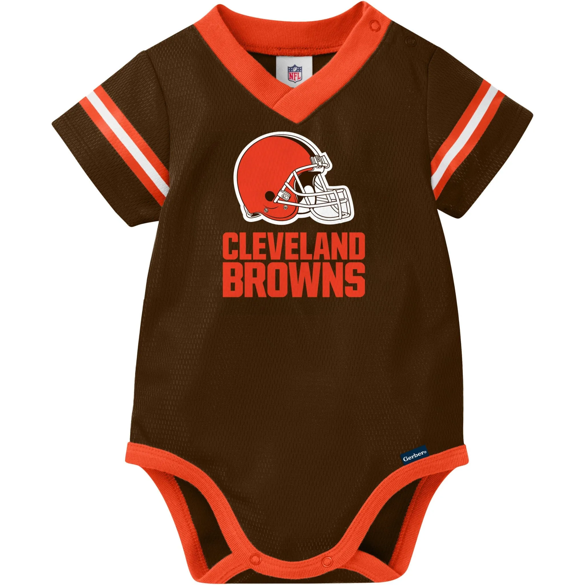 Baby Boys Cleveland Browns Jersey Bodysuit Gerber Childrenswea