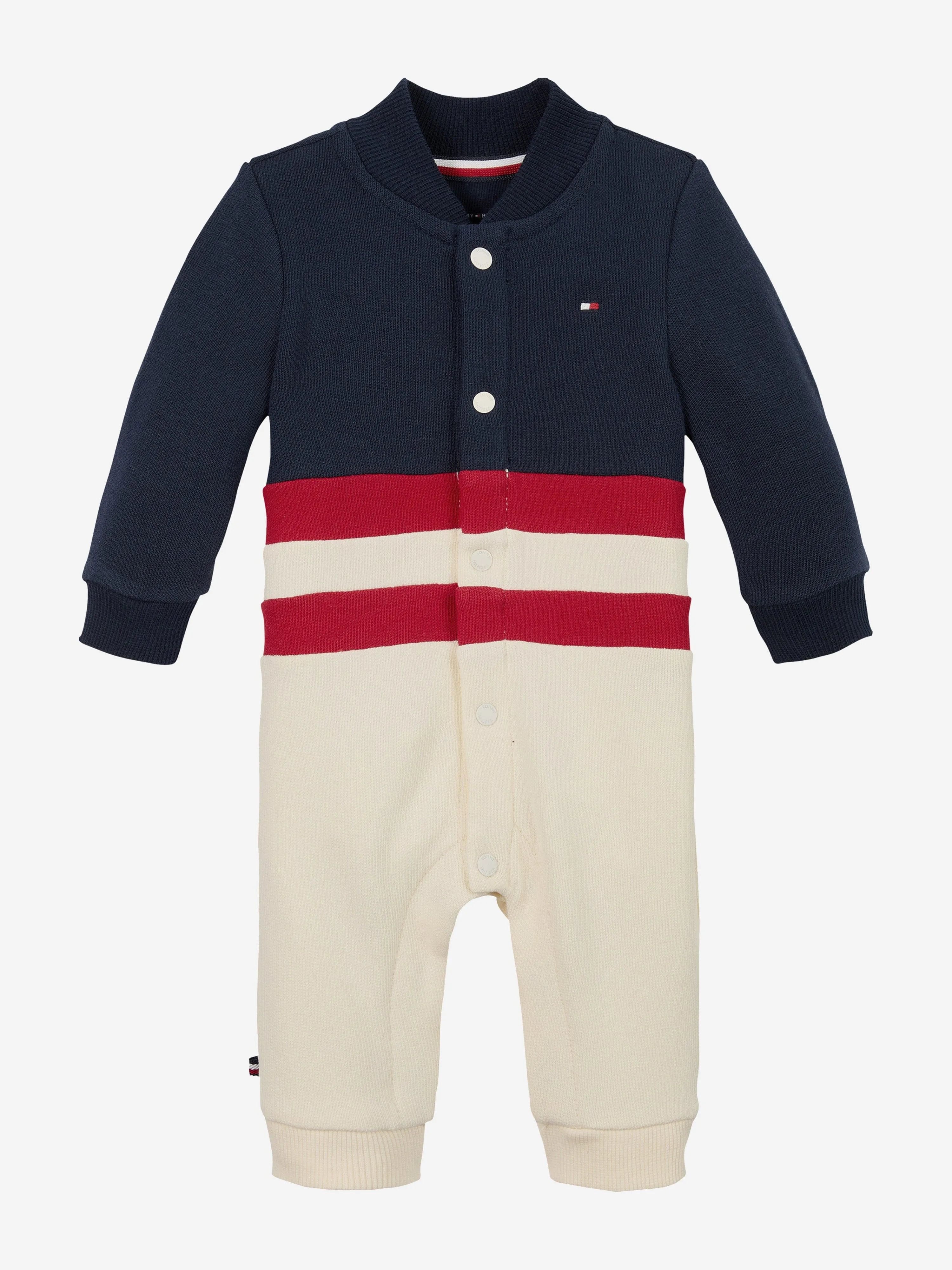 Baby Boys Colourblock Romper in Multicolour