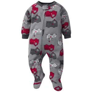 Baby Boys Fire Truck Fleece Pajamas Gerber Childrenswea