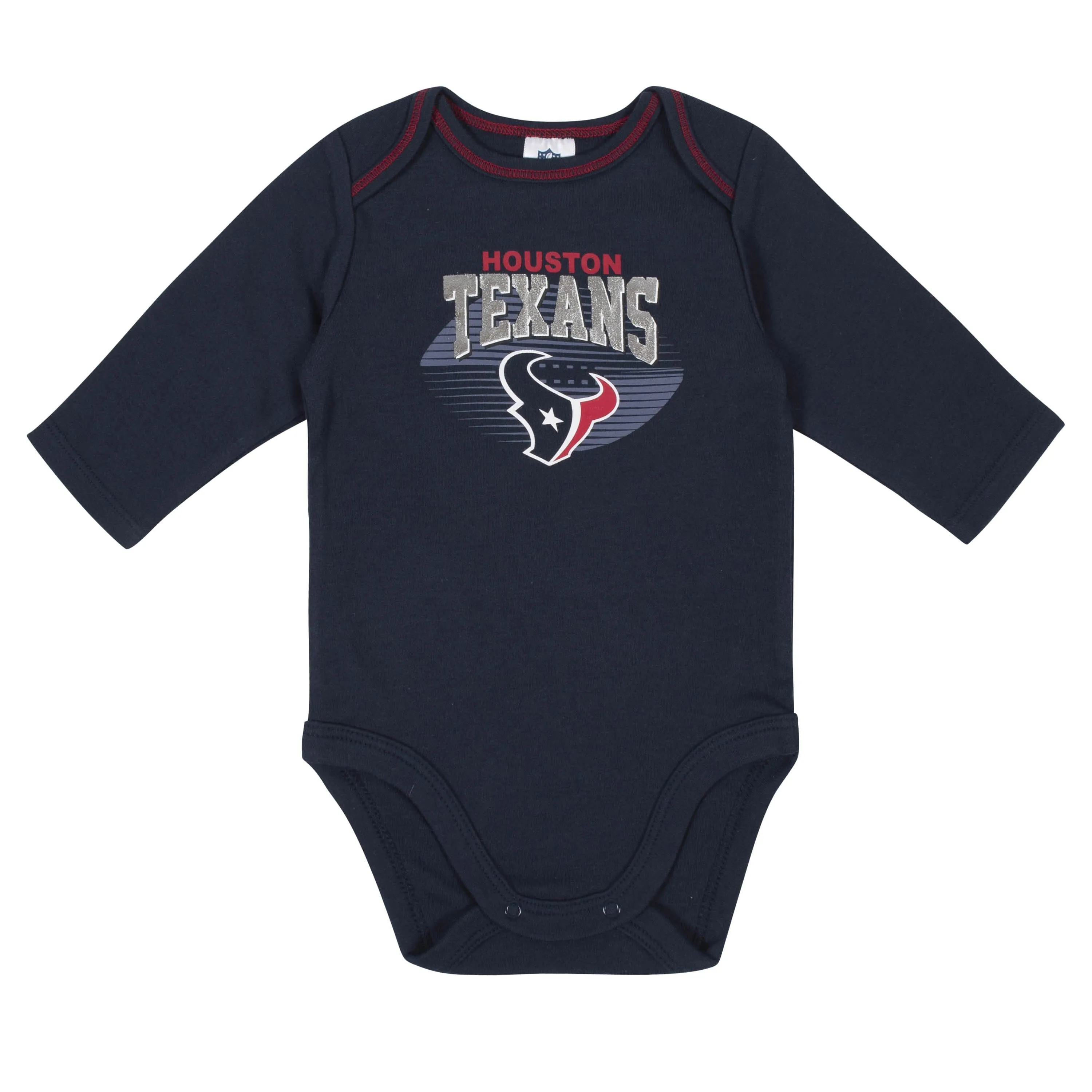 Baby Boys Houston Texans Long Sleeve Bodysuit, 2-pack Gerber Childrenswea