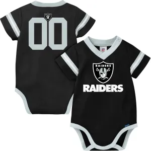 Baby Boys Las Vegas Raiders Jersey Short Sleeve Bodysuit Gerber Childrenswea