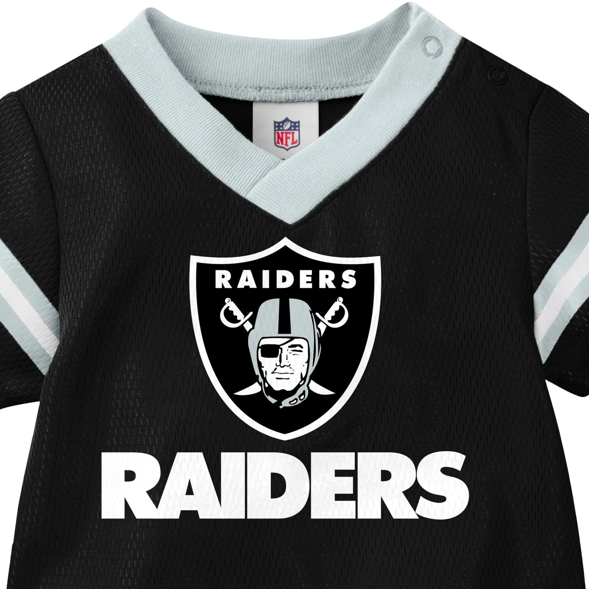 Baby Boys Las Vegas Raiders Jersey Short Sleeve Bodysuit Gerber Childrenswea