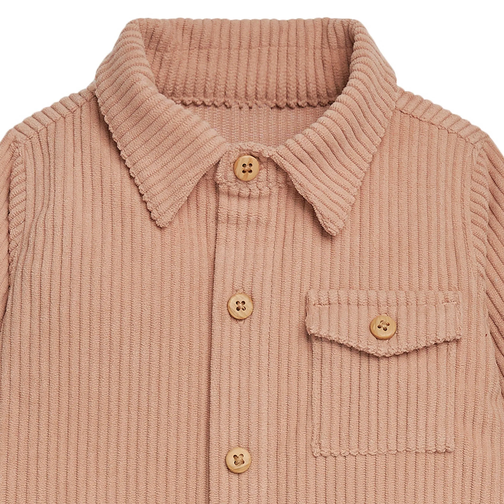 Baby Boys Light Brown Corduroy Romper Gerber Childrenswea