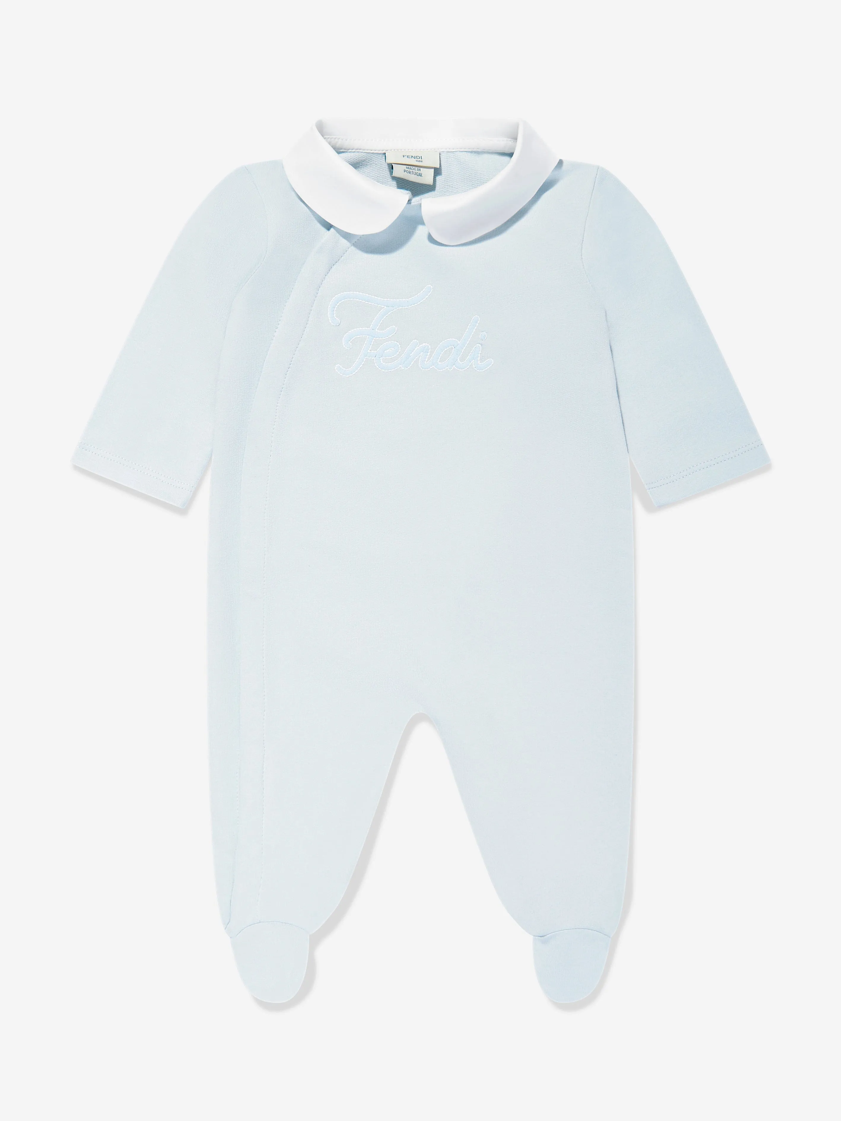 Baby Boys Logo Babygrow Set in Blue
