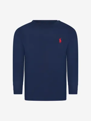 Baby Boys Long Sleeve T-Shirt in Navy