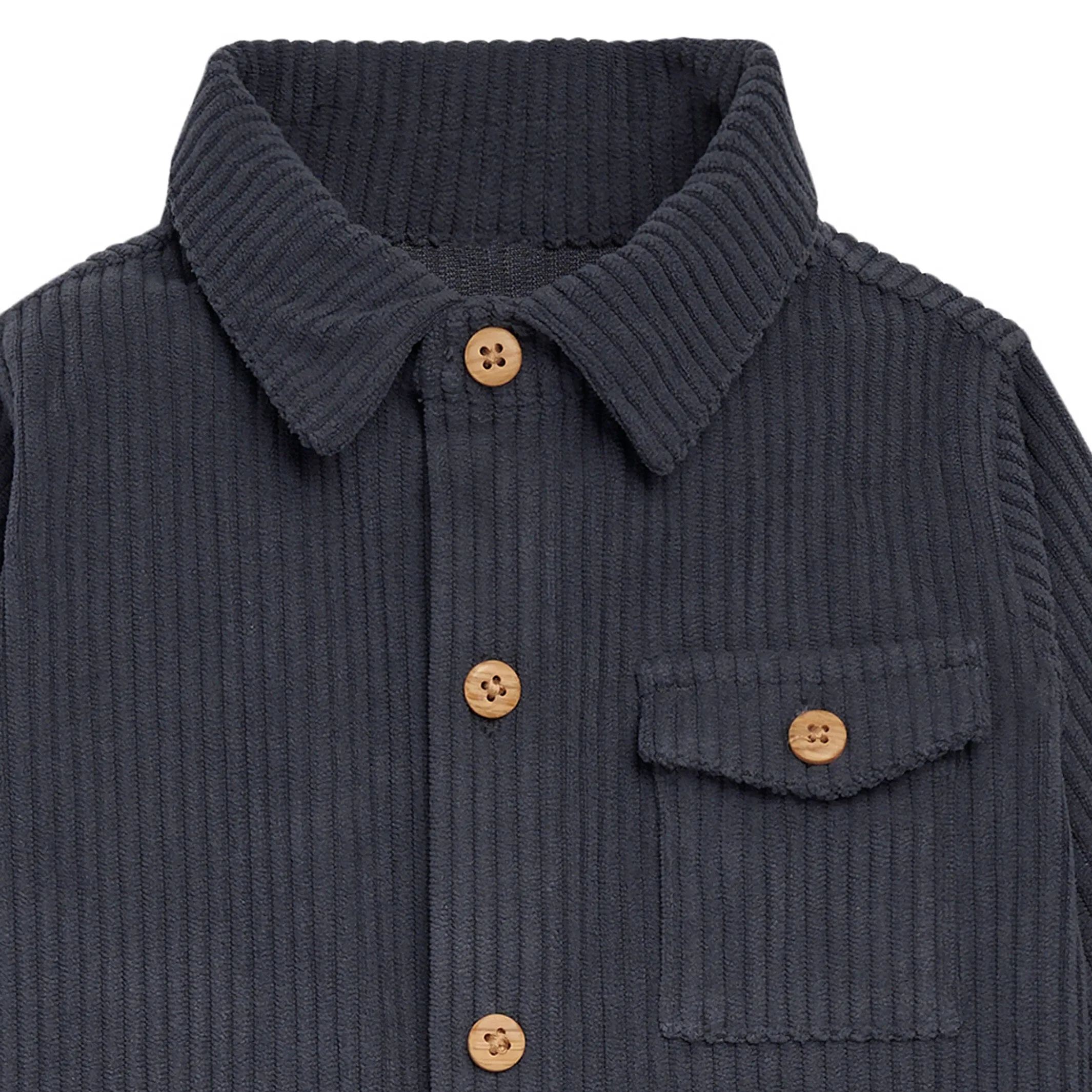 Baby Boys Navy Corduroy Romper Gerber Childrenswea