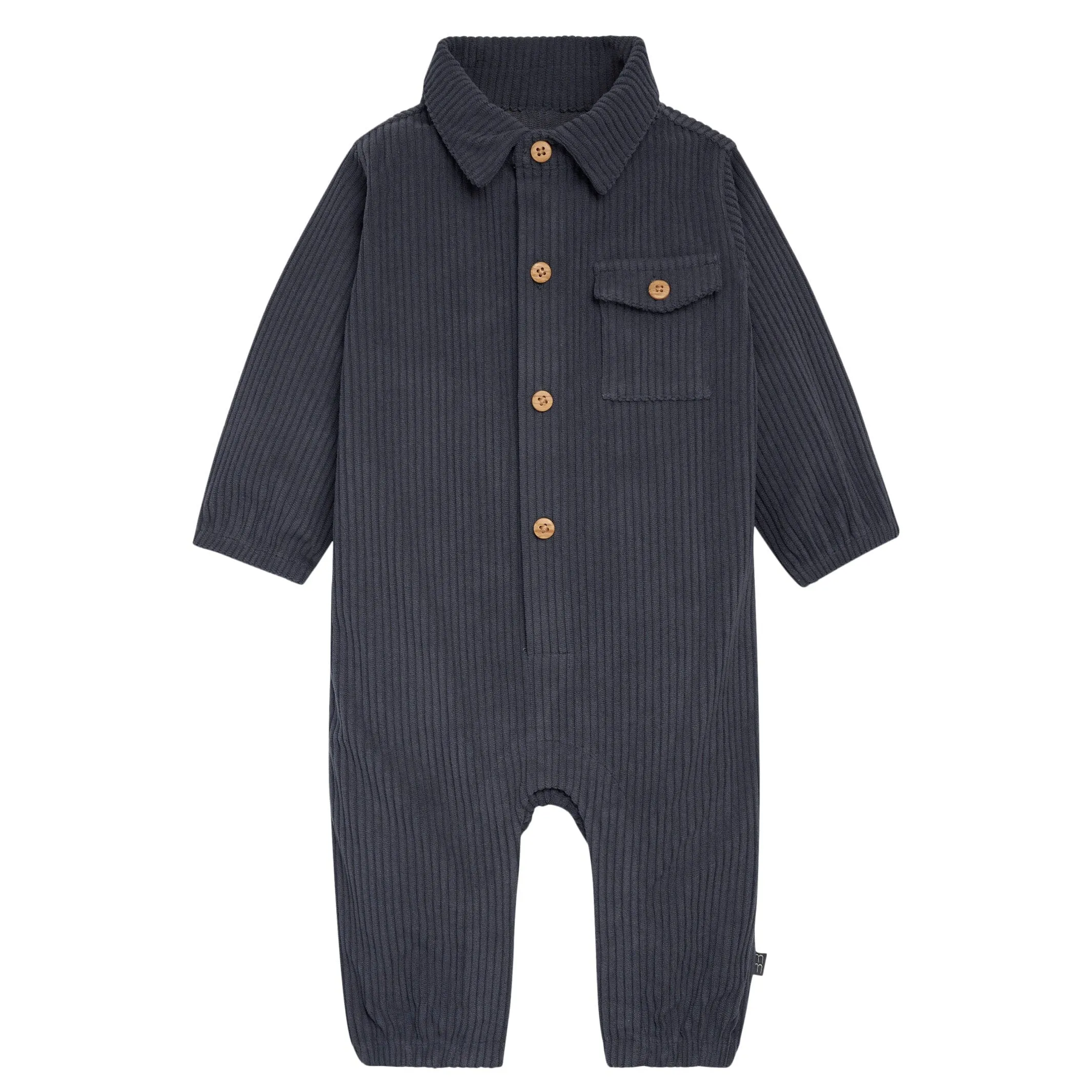 Baby Boys Navy Corduroy Romper Gerber Childrenswea