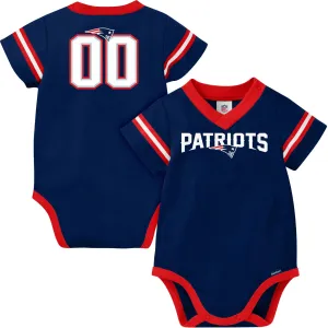 Baby Boys New England Patriots Short Sleeve Jersey Bodysuit Gerber Childrenswea