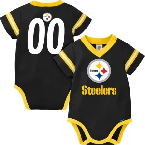Baby Boys Pittsburgh Steelers Short Sleeve Jersey Bodysuit Gerber Childrenswea