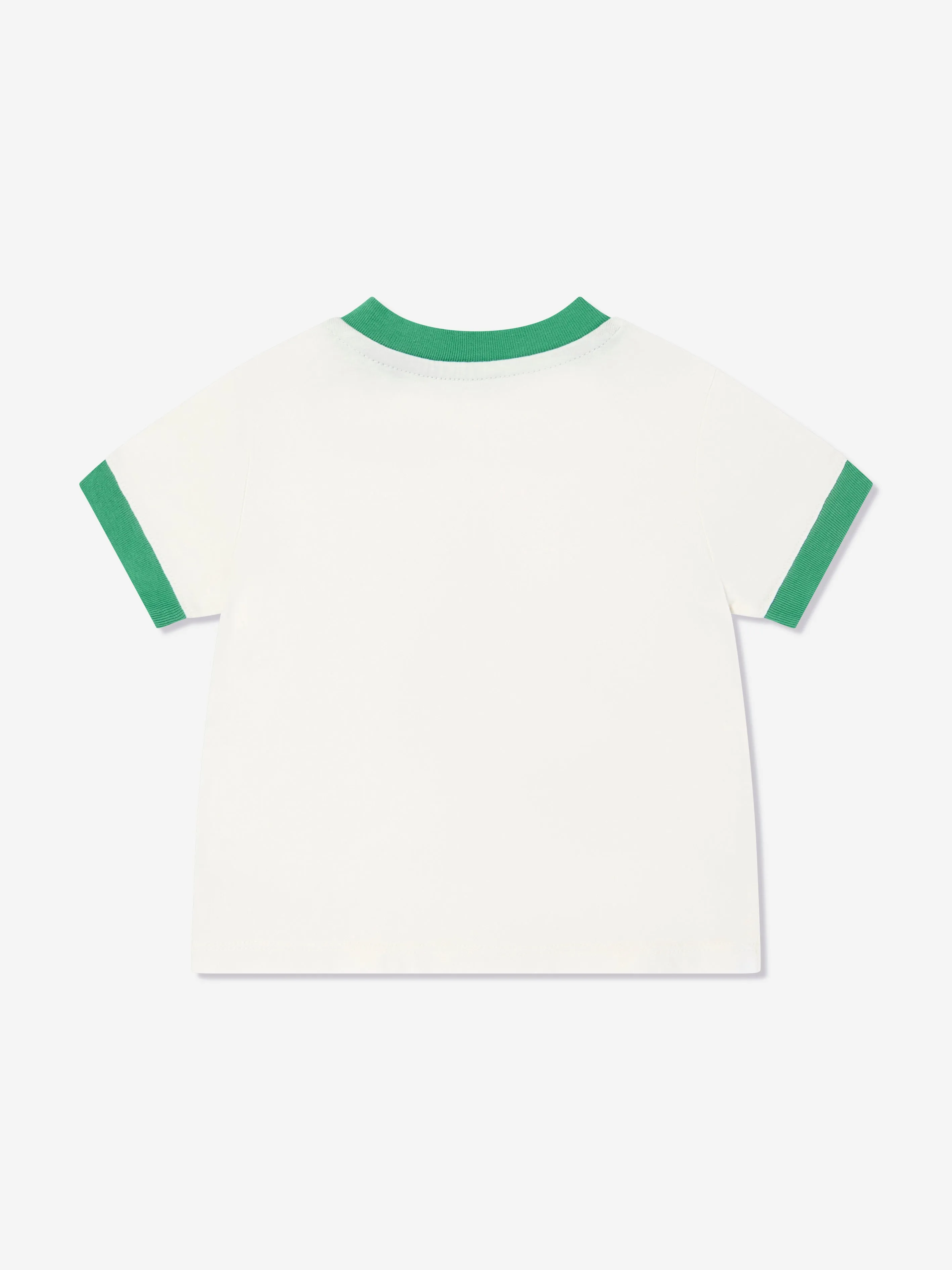 Baby Boys Polo T-Shirt in Ivory