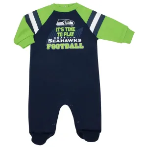 Baby Boys Seattle Seahawks Sleep 'N Play Gerber Childrenswea