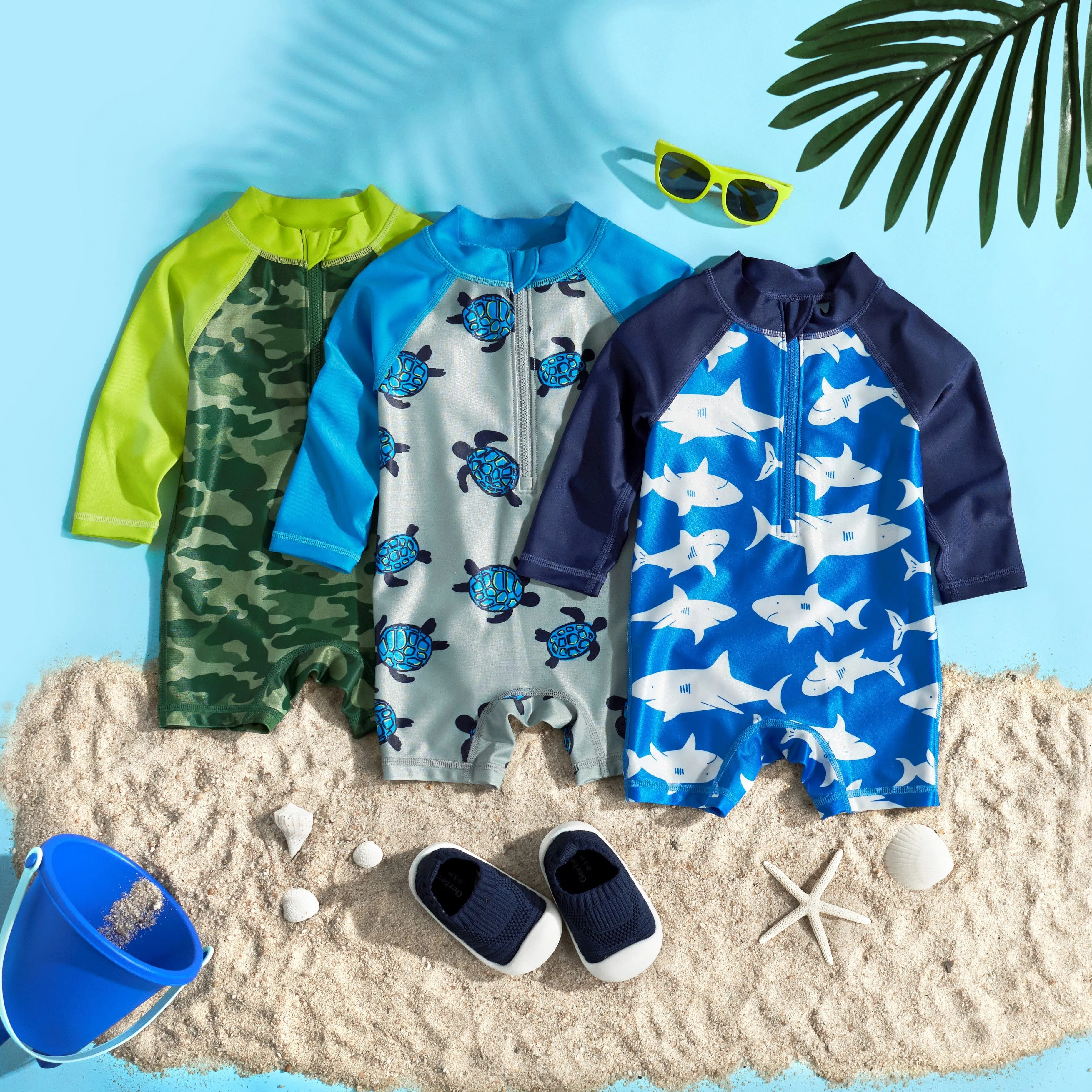 Baby Boys UPF 50  Later Gator Rash Guard Gerber Childrenswea