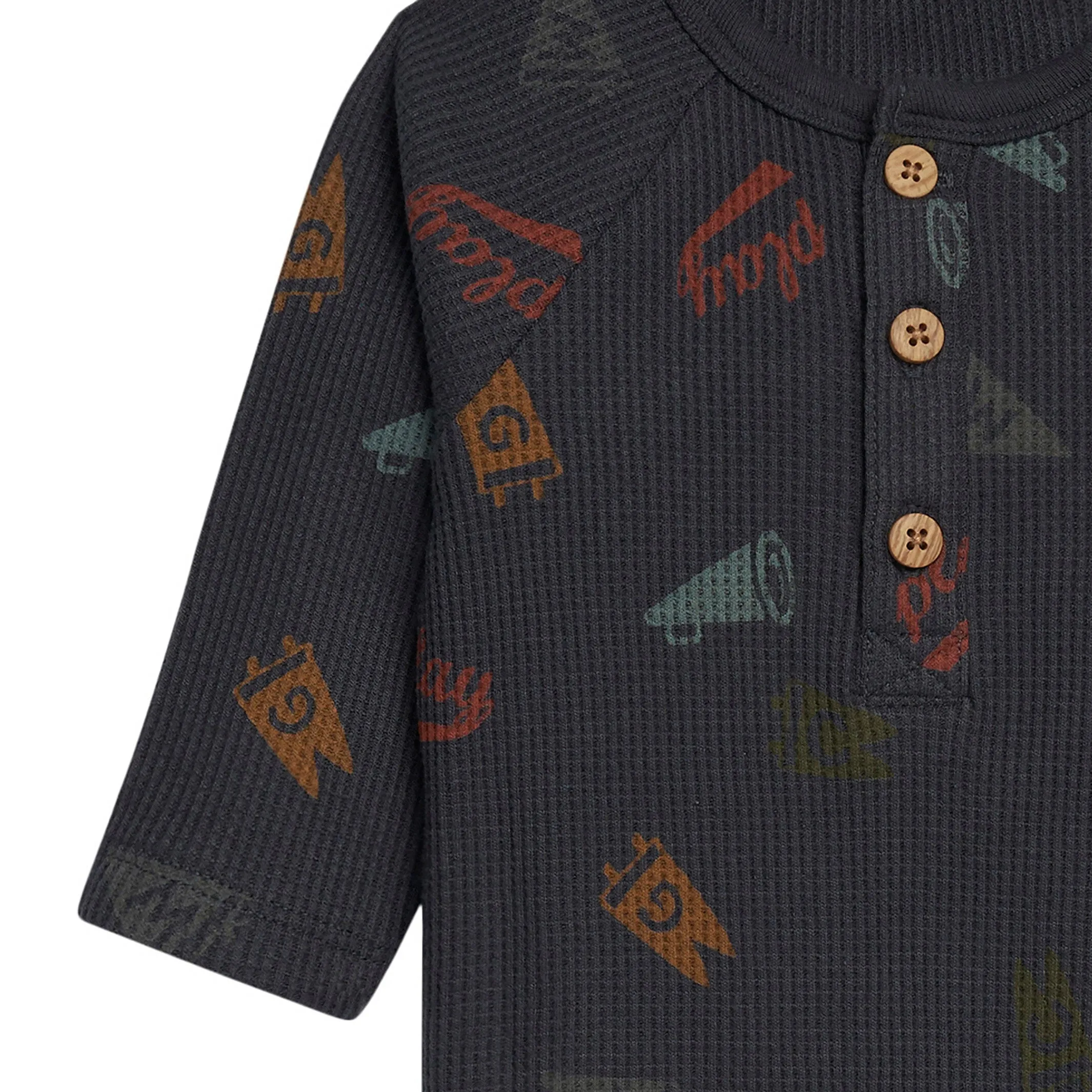 Baby Boys Varsity Waffle Romper Gerber Childrenswea