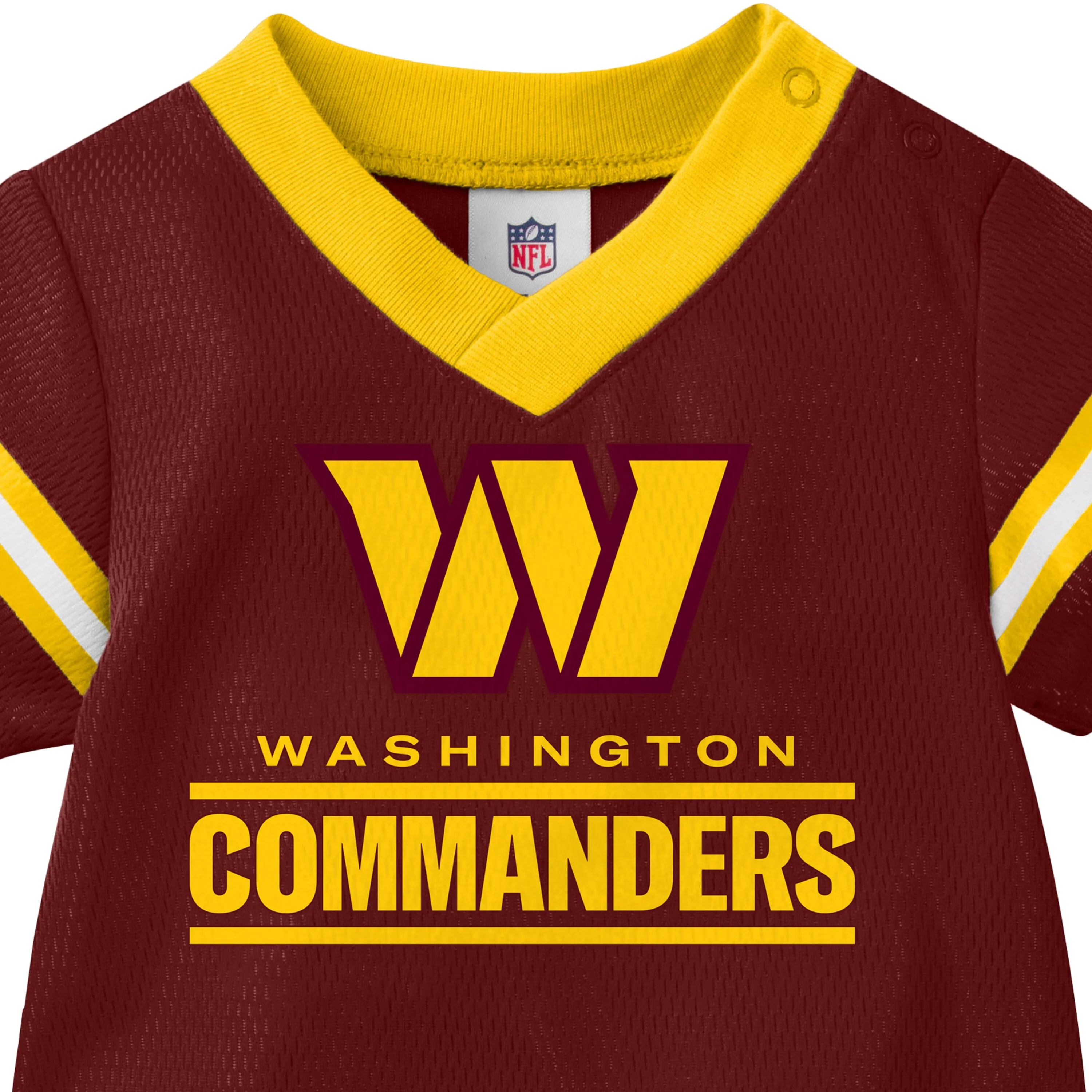 Baby Boys Washington Commanders Short Sleeve Jersey Bodysuit Gerber Childrenswea