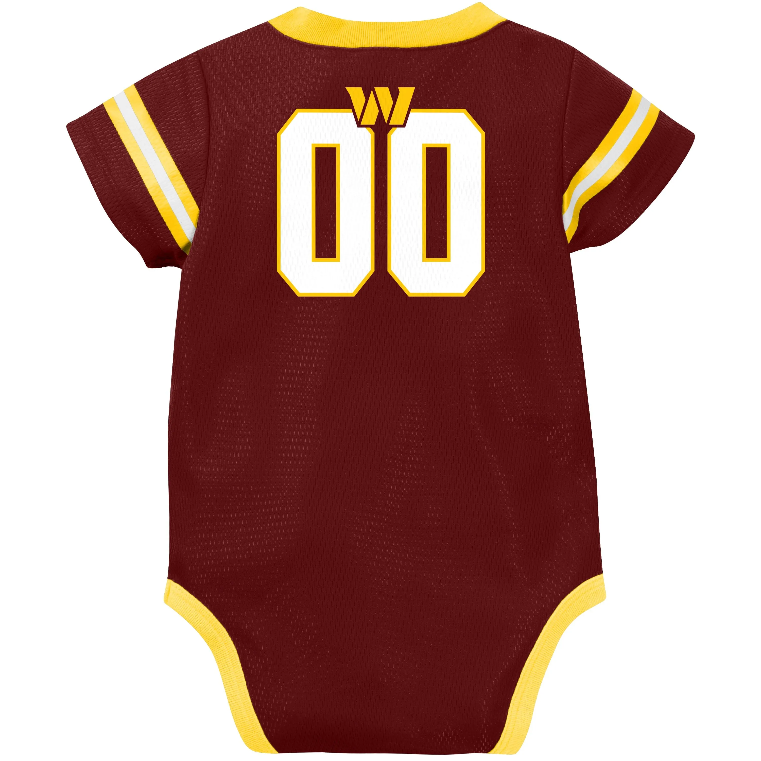 Baby Boys Washington Commanders Short Sleeve Jersey Bodysuit Gerber Childrenswea
