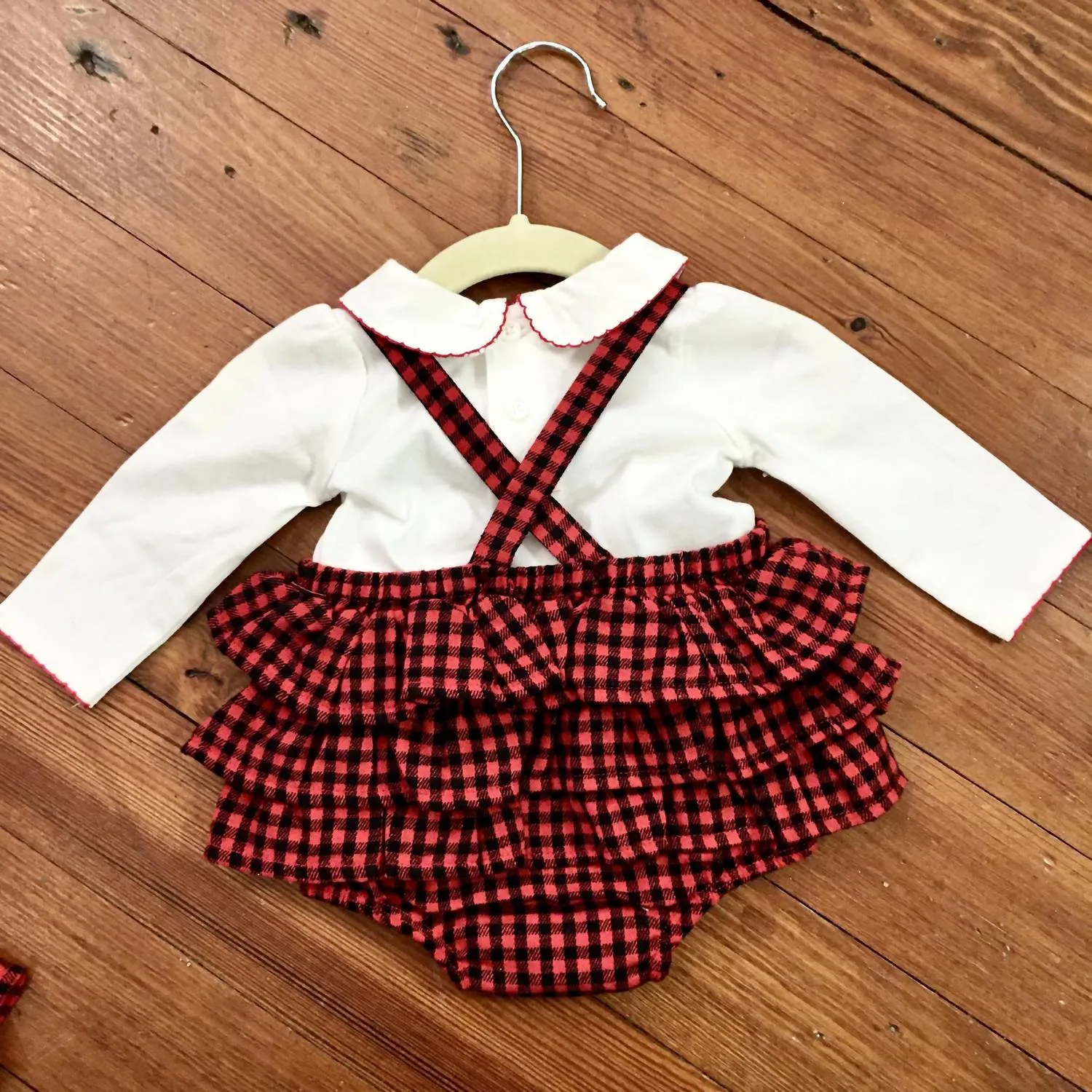 Baby Girl Buffalo Check Dress In Multi