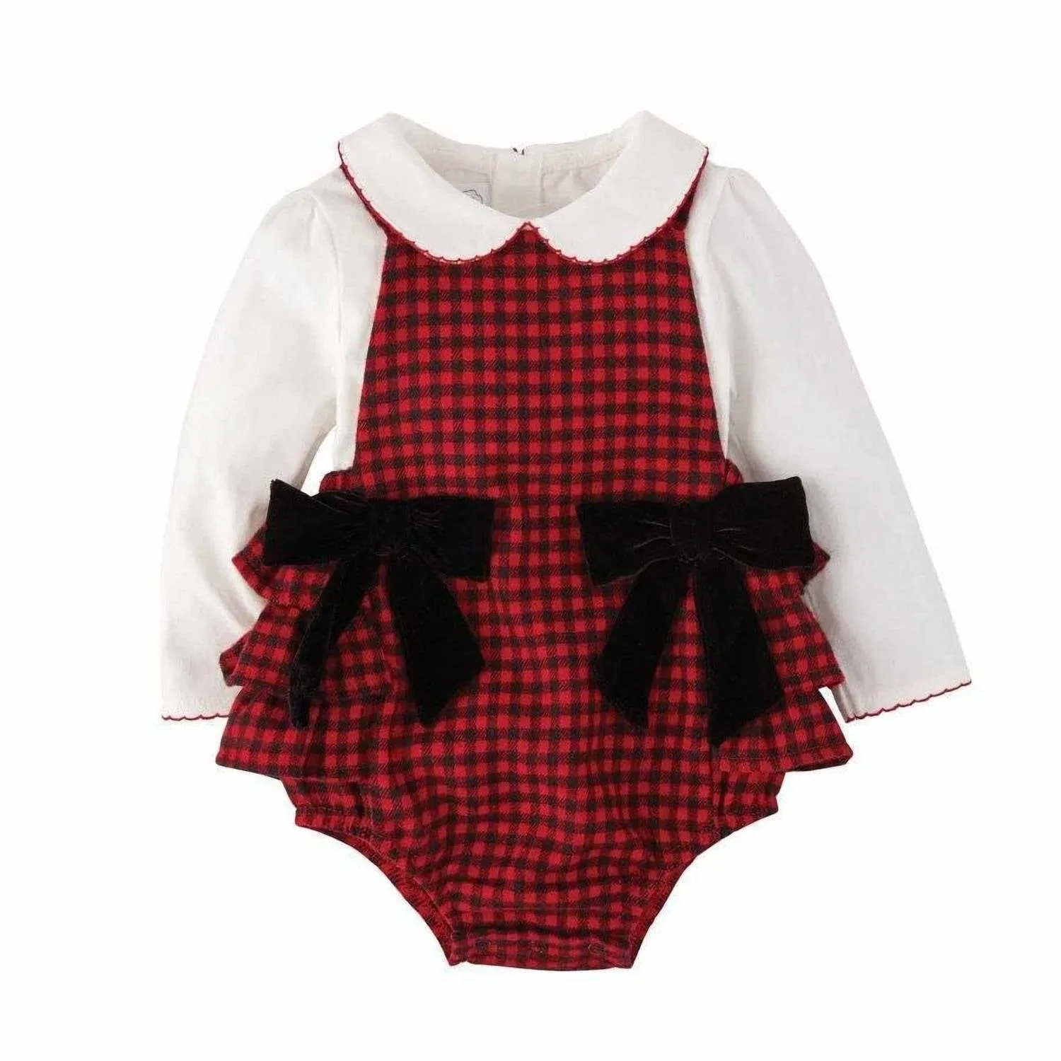 Baby Girl Buffalo Check Dress In Multi