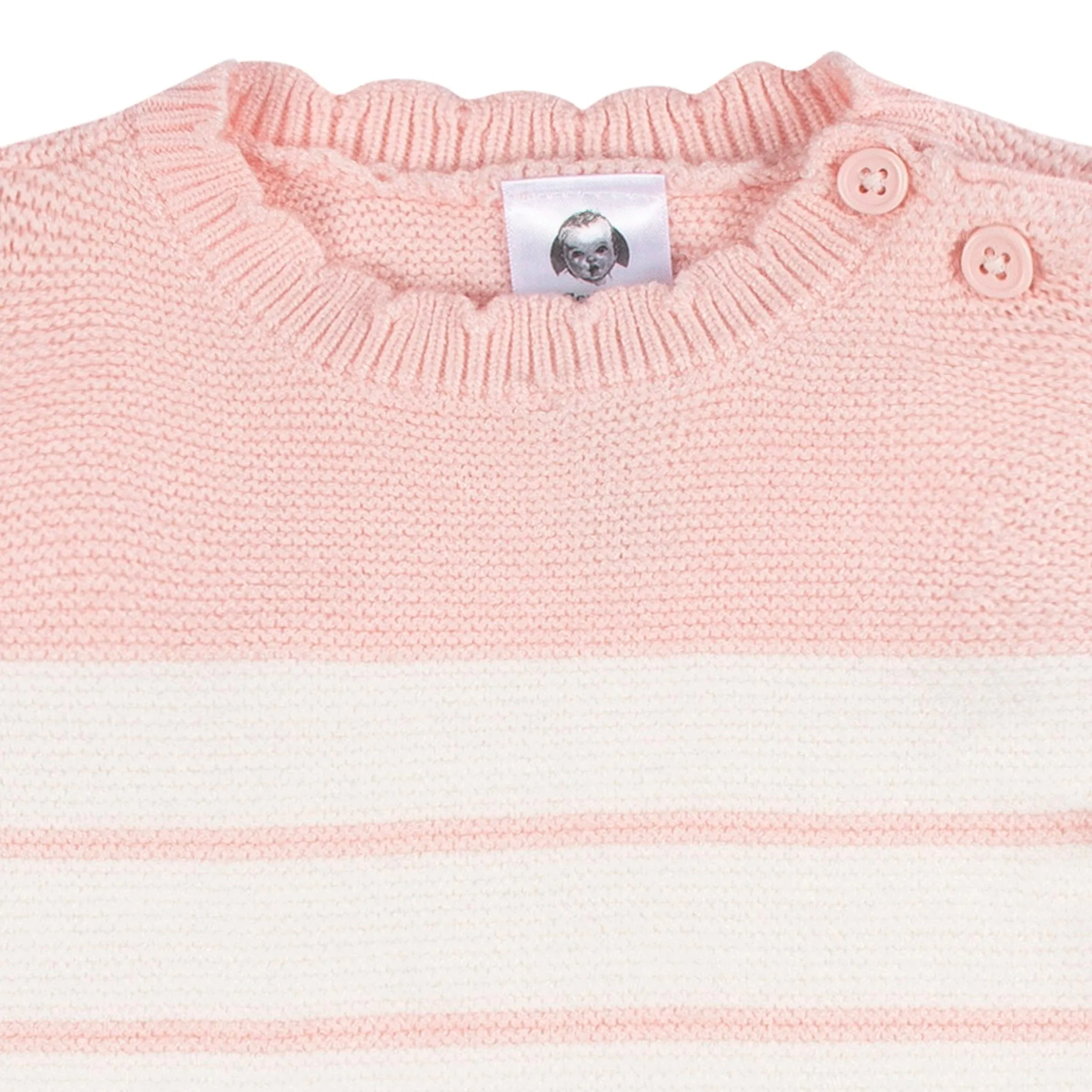 Baby Girls Bear Sweater Knit Romper Gerber Childrenswea