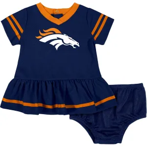 Baby Girls Broncos Dress & Diaper Cover Set Gerber Childrenswea