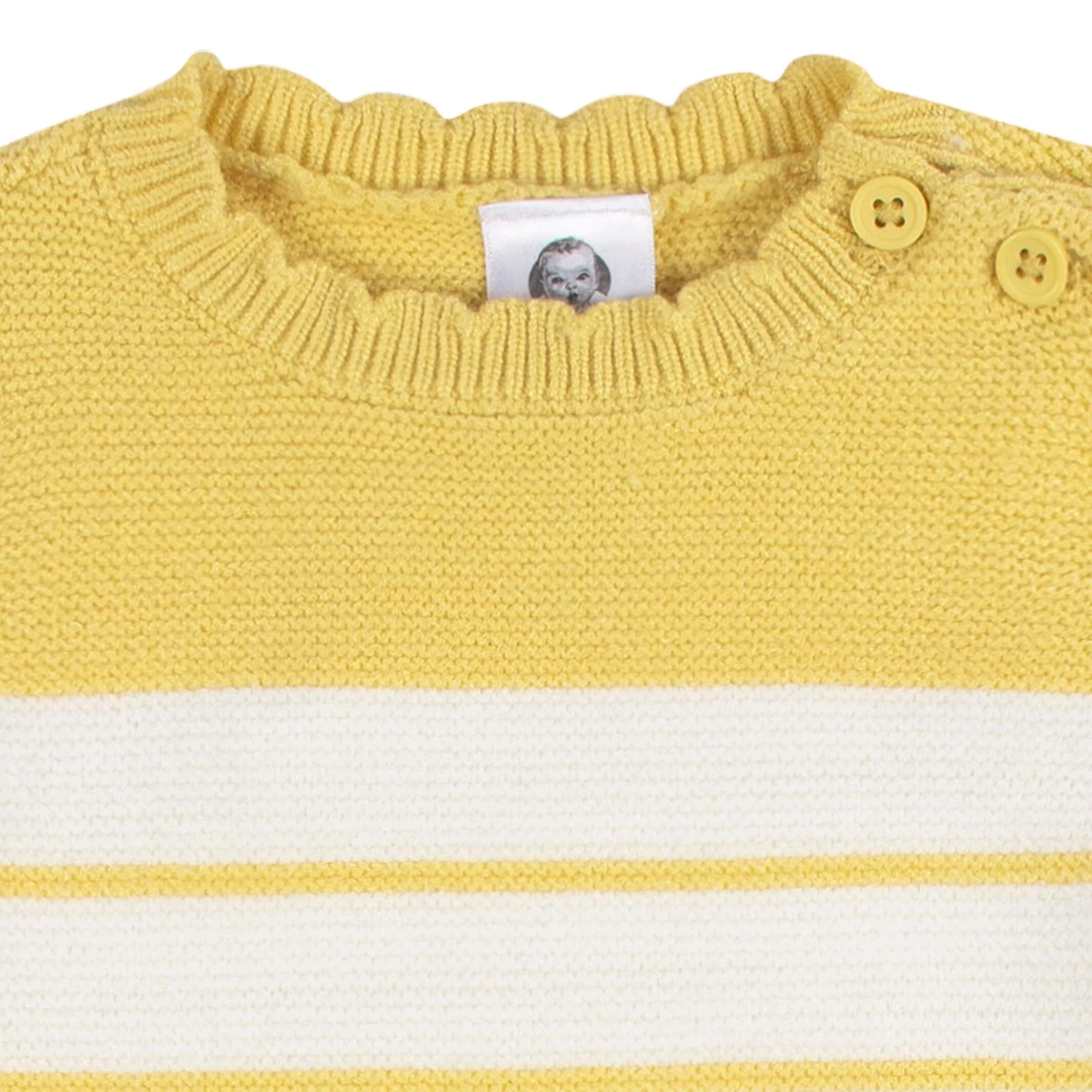 Baby Girls Fox Sweater Knit Romper Gerber Childrenswea