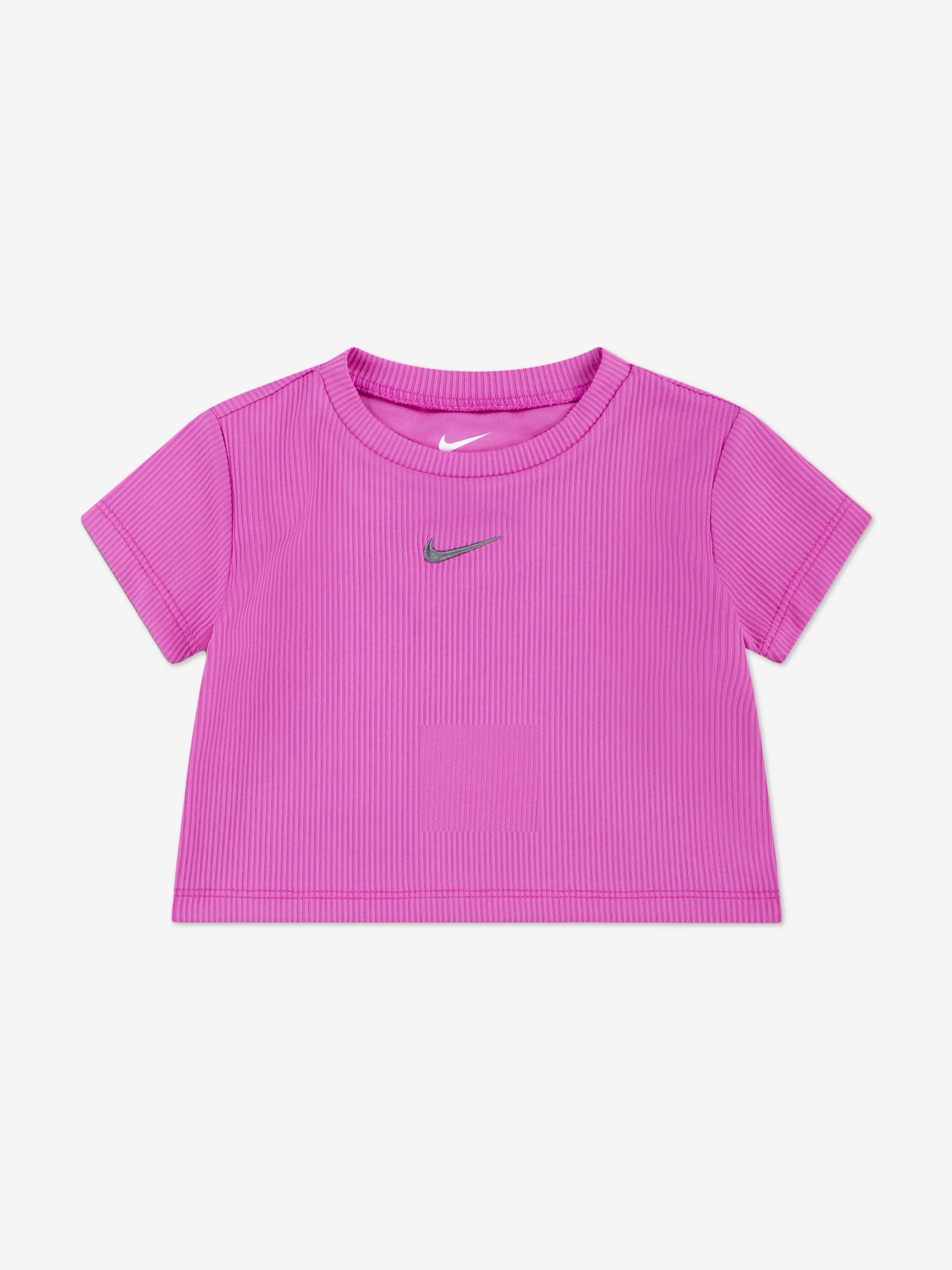 Baby Girls Game Swoosh Match Sprinter Short Set in Pink