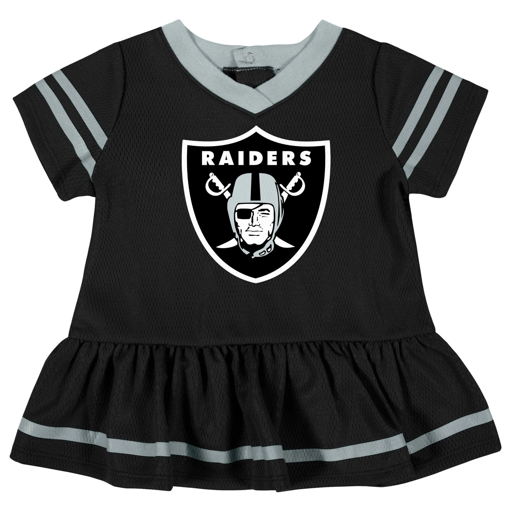 Baby Girls Las Vegas Raiders Dress & Diaper Cover Set Gerber Childrenswea