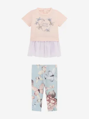 Baby Girls Legging Set in Pink