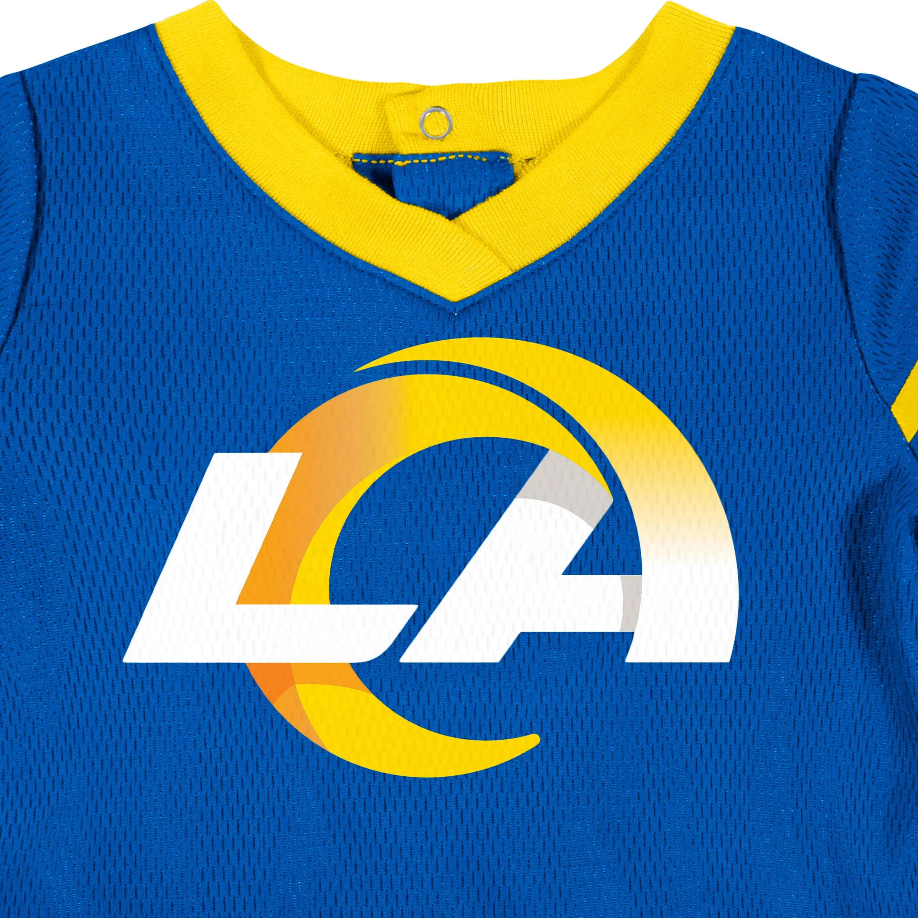 Baby Girls Los Angeles Rams Cheerleader Dress and Diaper Cover Set Gerber Childrenswea