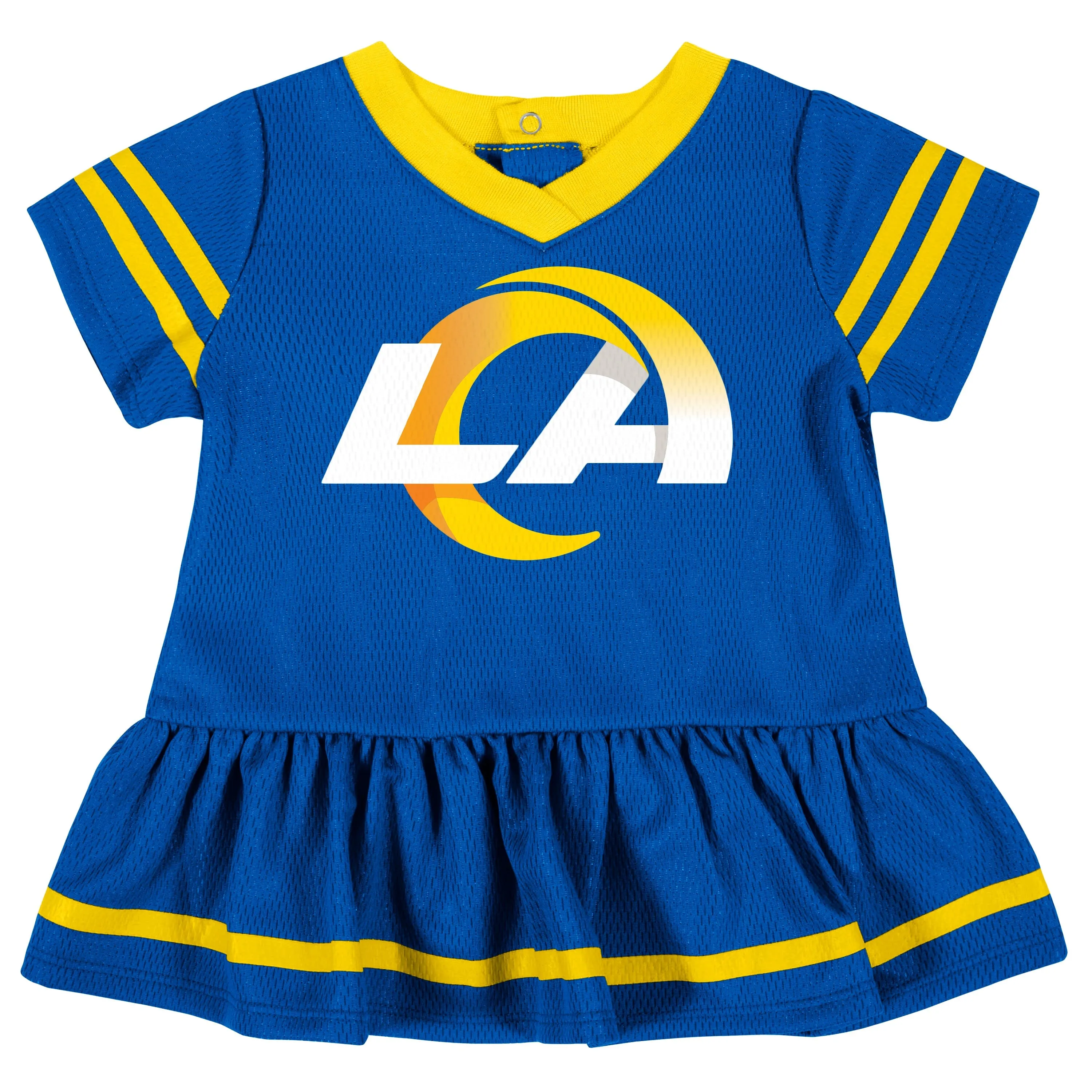 Baby Girls Los Angeles Rams Cheerleader Dress and Diaper Cover Set Gerber Childrenswea